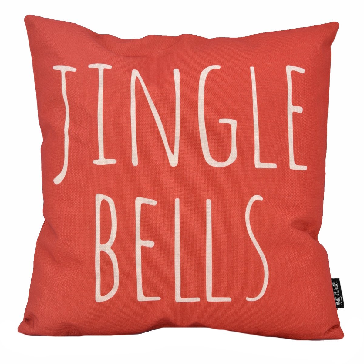 Gek op Kussens! Sierkussen Red Jingle Bells | 45 x 45 cm | Katoen/Linnen Rood