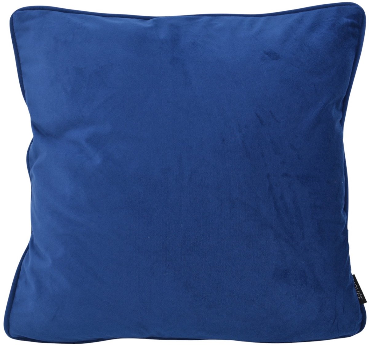 NOVÉE Sierkussen Velvet Essential Blauw | 45 x 45 cm | Velvet/Polyester Donkerblauw