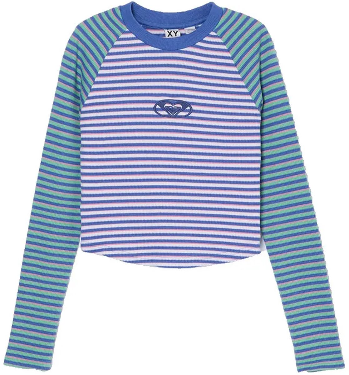 Roxy Highlite Season Top Met Lange Mouwen XS Vrouw Coconut Milk Stripy Mini