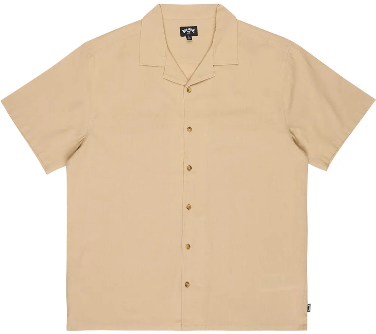Billabong Vacay Linen Overhemd Met Korte Mouwen S Man Castlerock