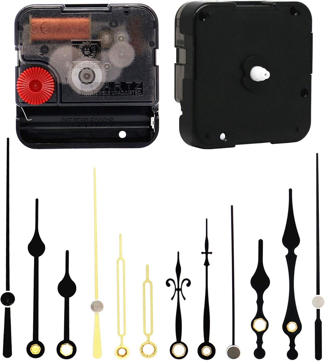 Quartz Uurwerk - Klok Mechanisme - Klok Maken - Continue Sweep - 4.5mm Schacht