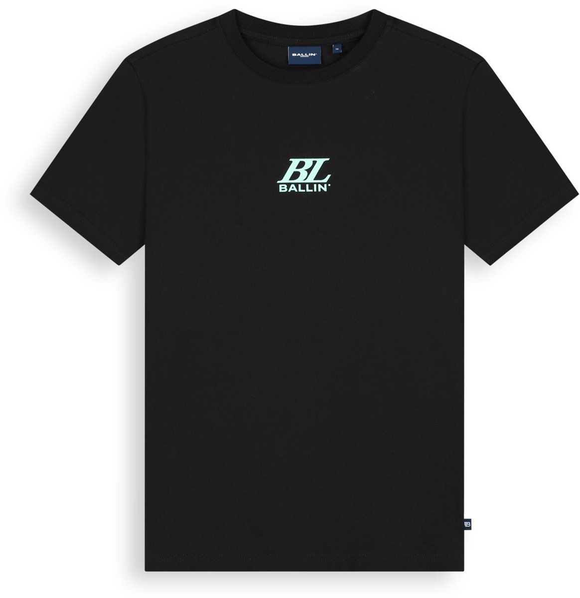 Ballin Amsterdam - Jongens Regular fit T-shirts Crewneck SS - Black - Maat 16