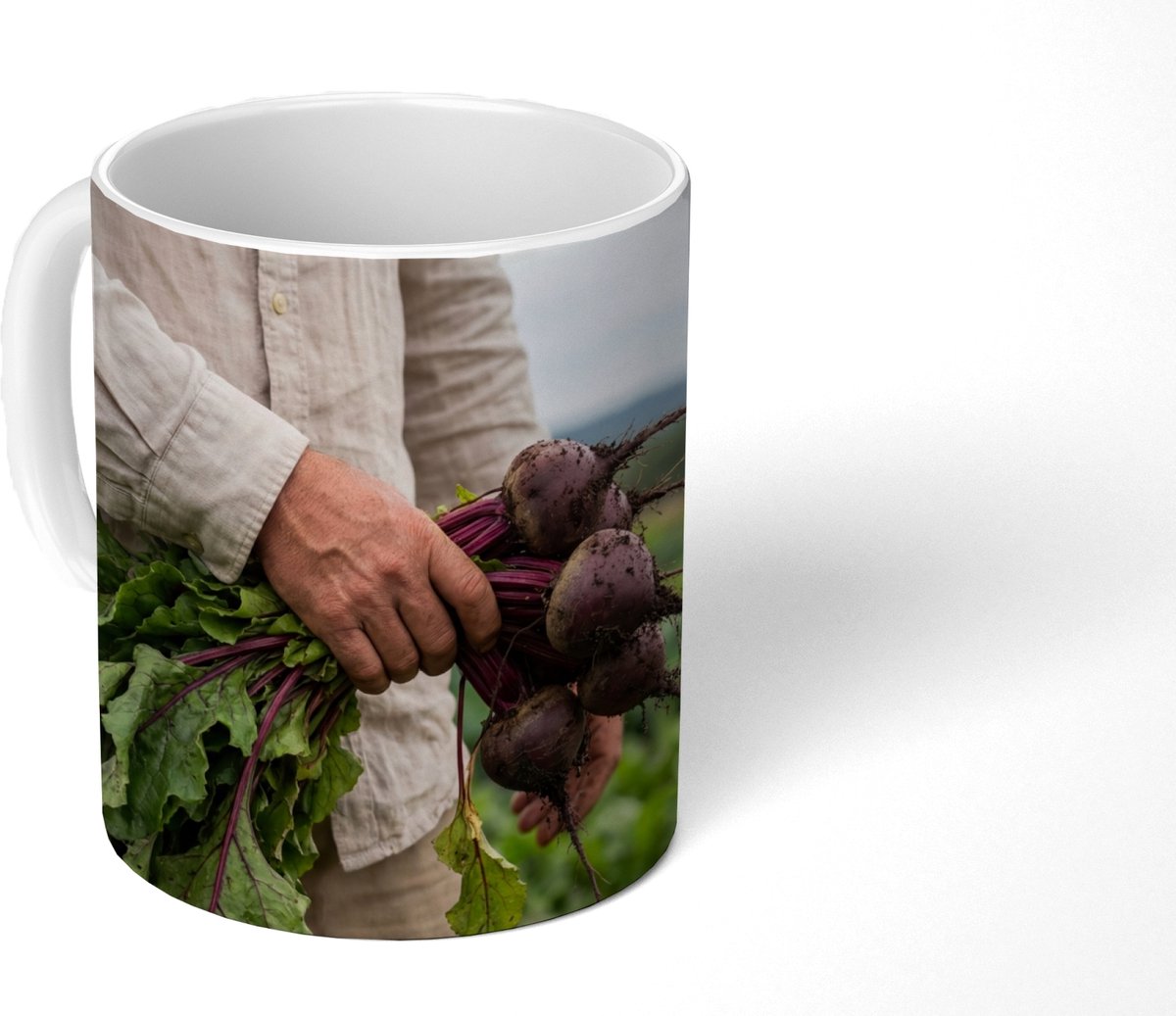 Mok - Koffiemok - Bieten - Vers - Moestuin - Mokken - 350 ML - Beker - Koffiemokken - Theemok