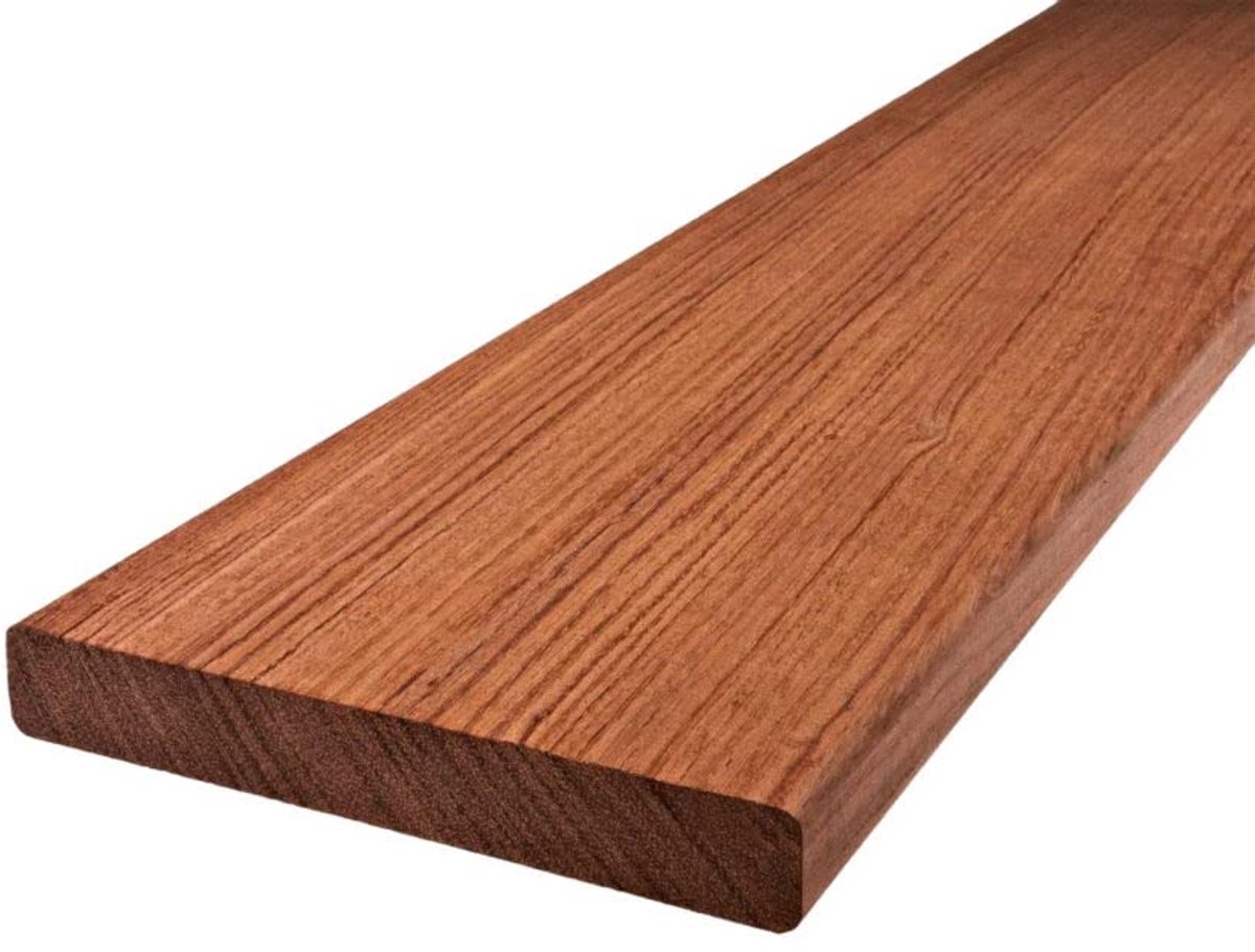 Terrasplanken 145 mm van Jatoba - Duurzaam en Weerbestendig