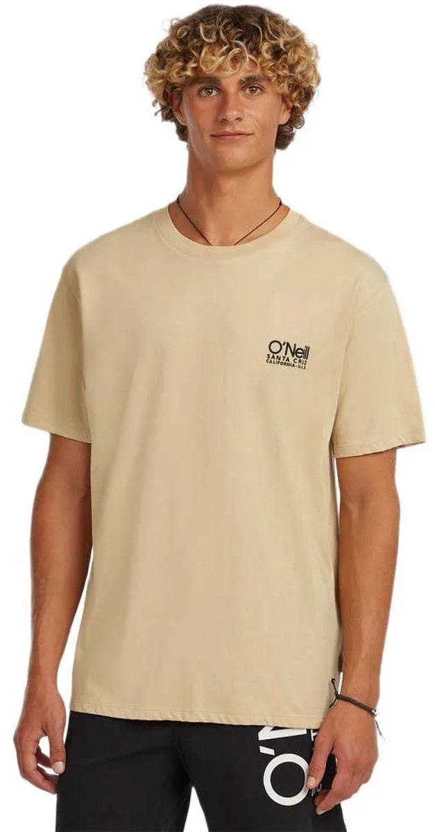 O´neill O´riginals Cali T-shirt Met Korte Mouwen XS Man Cocoa Sand