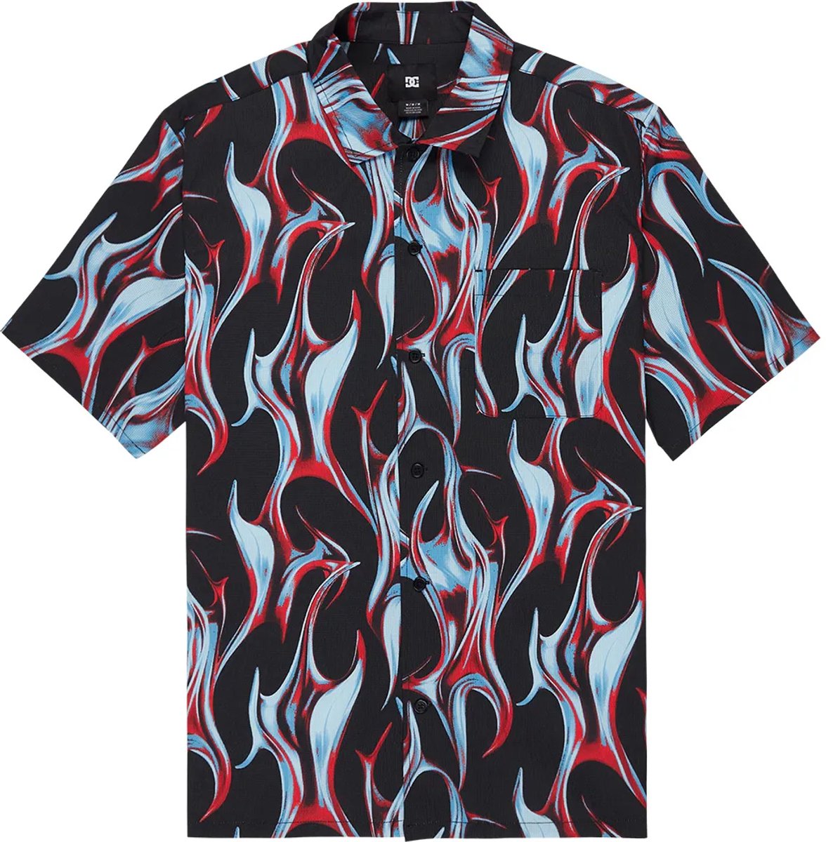 Dc Shoes Full On Resort Overhemd Met Korte Mouwen M Man Zwart