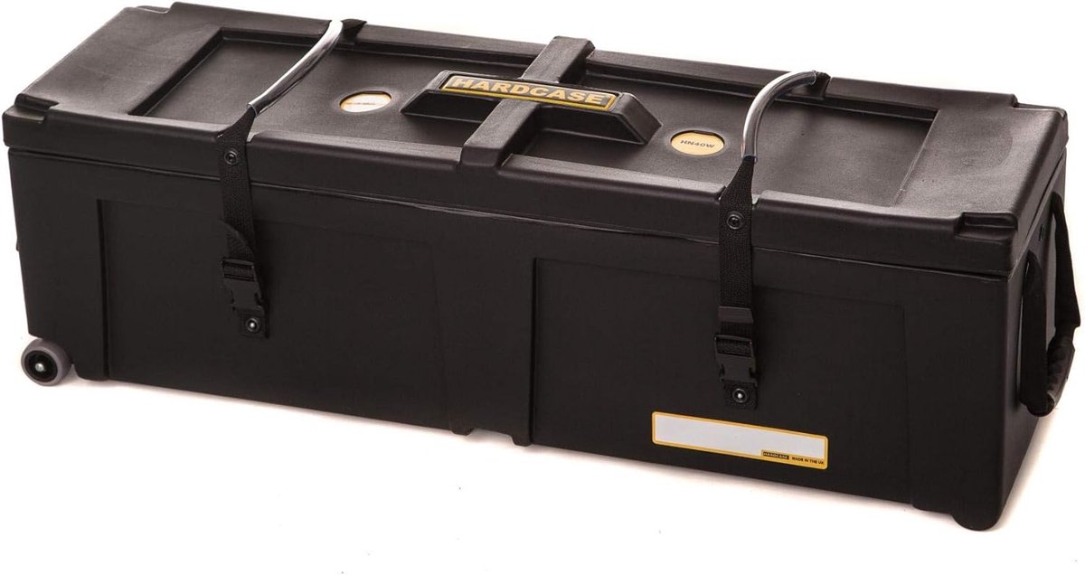 Hardware Koffer - Accessoire Kist - Muziek Transport - Stapelbaar Ontwerp - 40 Inch - Zwart