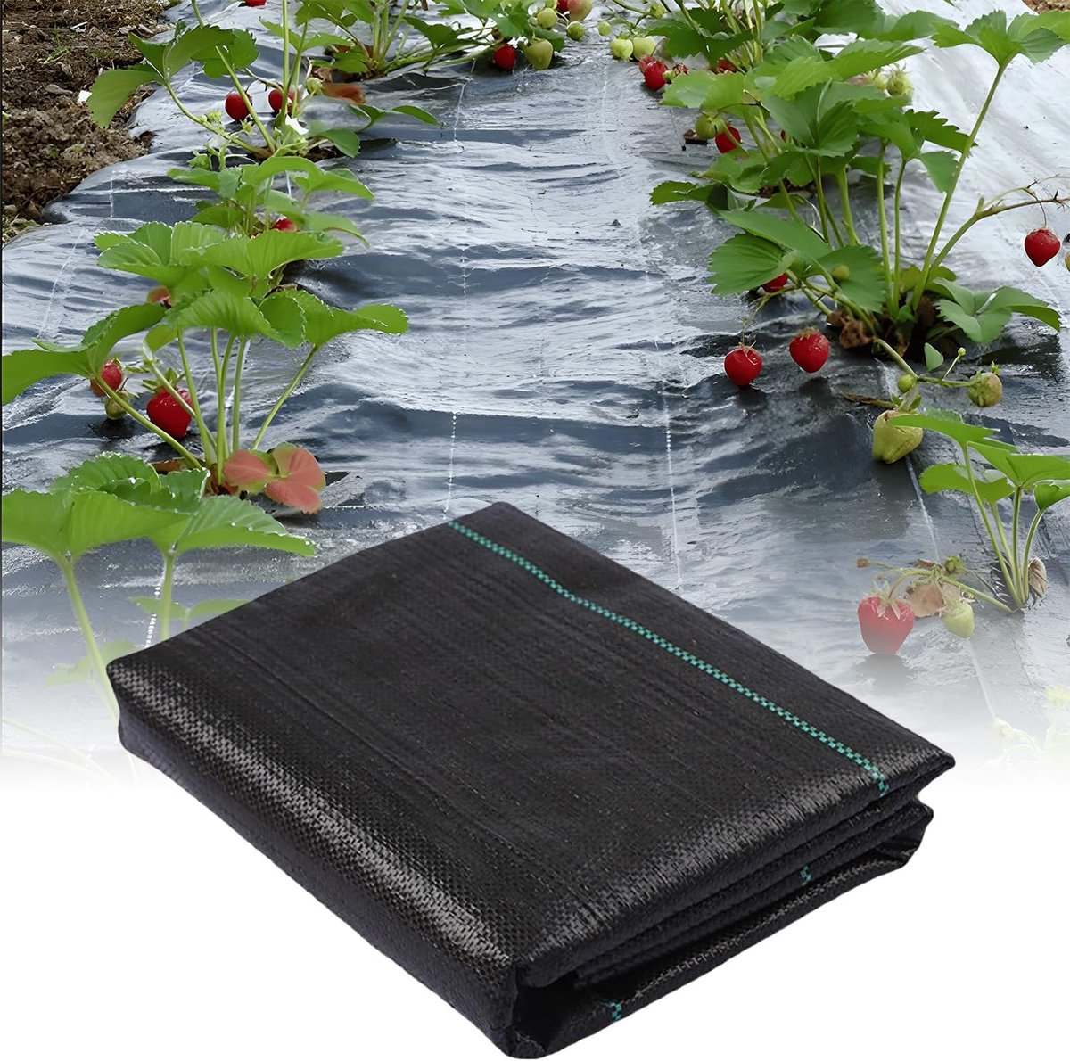 Onkruiddoek Tuindoek - Anti-onkruid folie - Tuinonderhoud - Extra sterk waterdoorlatend - 2 x 10 meter