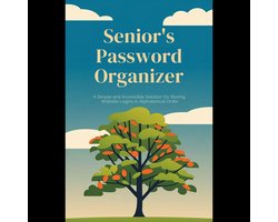 Senior's Password Organizer: A Simple and Accessible Solution for Storing Website Logins in Alphabetical Order