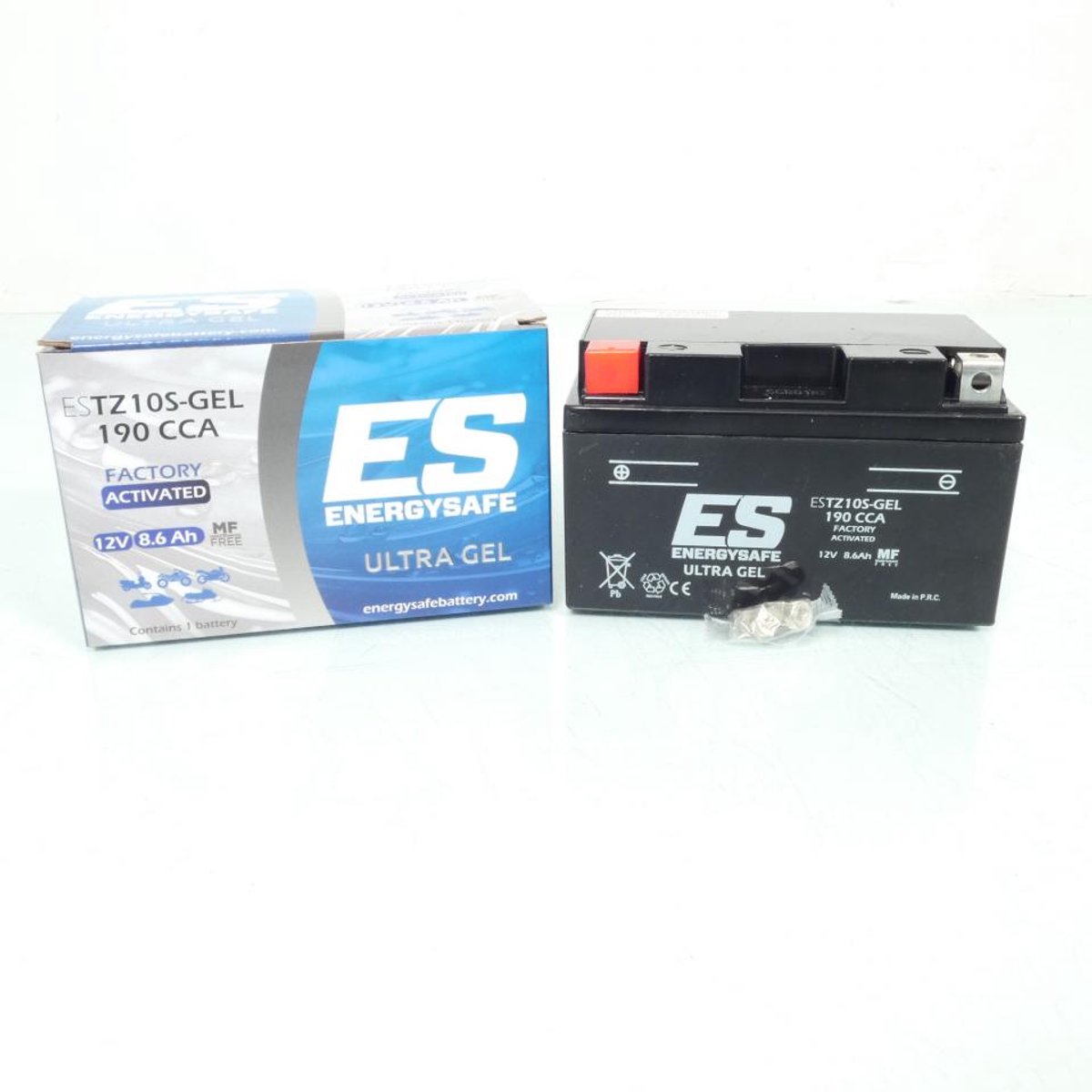 Batterie SLA Energysafe pour Moto Yamaha 900 MT-09 Après 2009 YTZ10S / 12V 8.6Ah Neuf