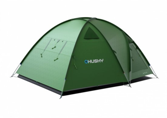 Husky Familietent Bigless 420 Cm Polyester - Groen - 5 Persoons van Husky — afbeelding 2