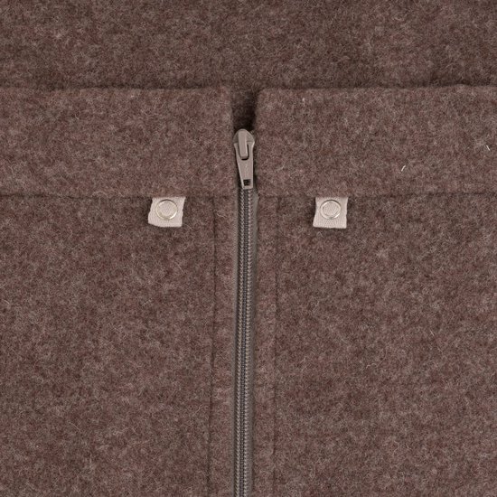 Baby’s Only Merino Brushed Meadow Voetenzak Autostoel 0+ - Gemaakt van 100% Merinowol - geschikt voor 3- en 5-puntsgordel - Te gebruiken tijdens 4 Seizoenen - Taupe — afbeelding 2