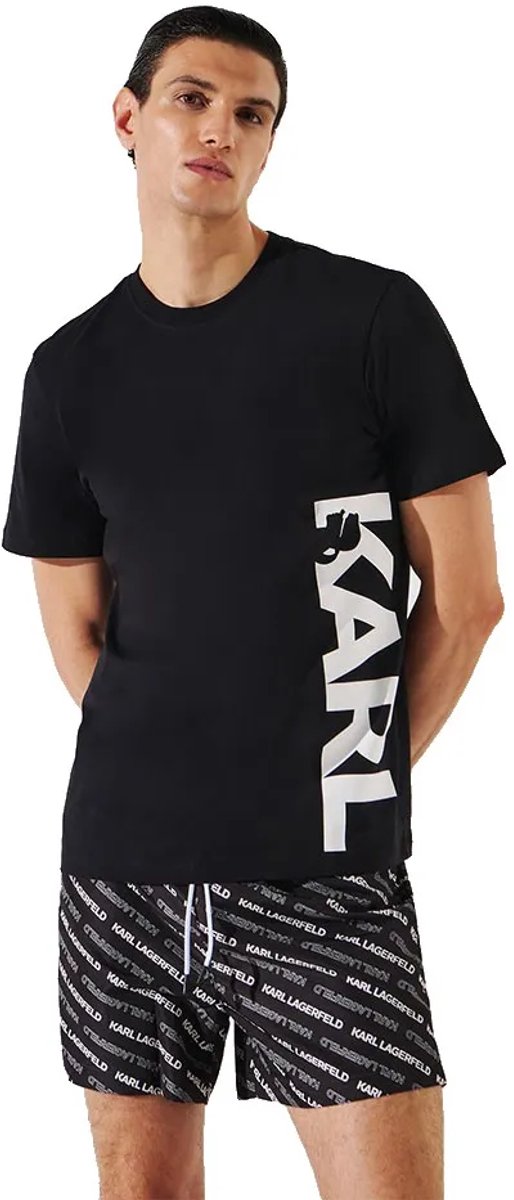 Karl Lagerfeld Jeans A2m46038 T-shirt Met Korte Mouwen Zwart L Man