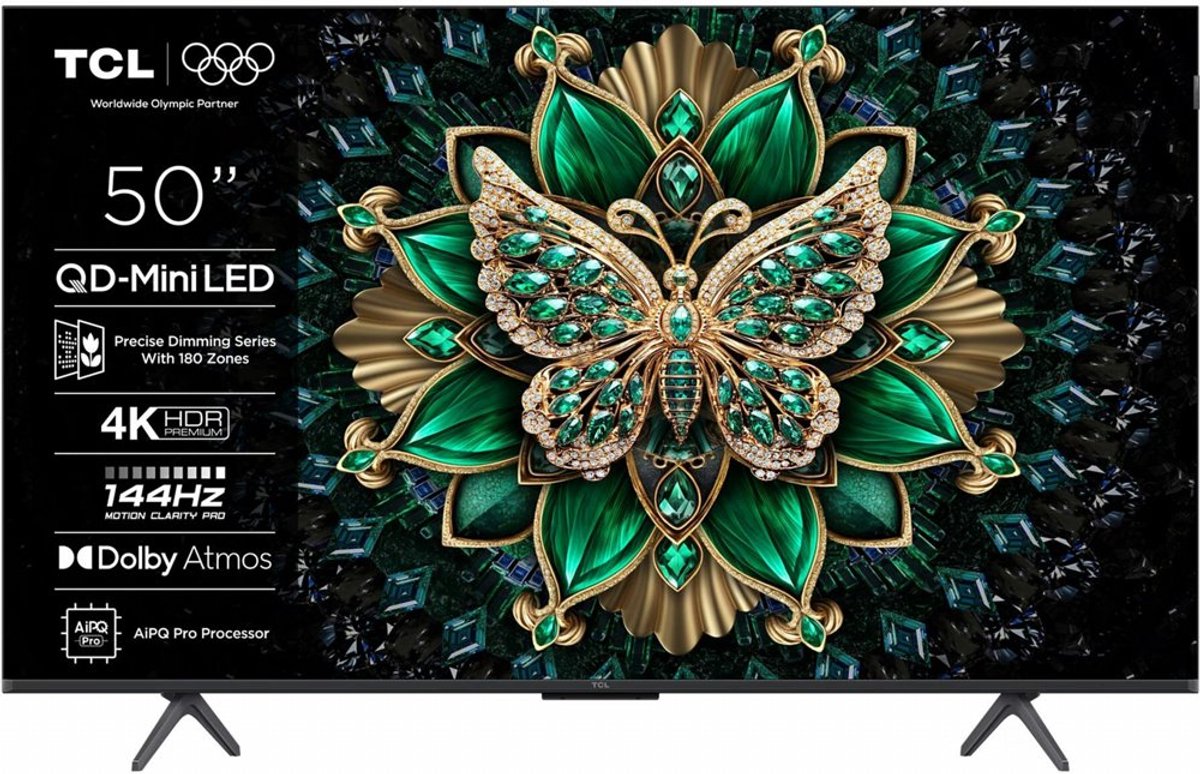 TCL 50C61K - 50 inch - 4K QD-MiniLED - 2025 - Smart TV