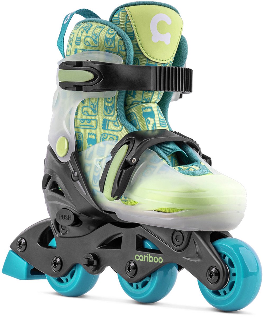 Cariboo Step 1 Skates Inline Kinderrollers Skeelers – voor Meisjes Verstelbare Zwart
