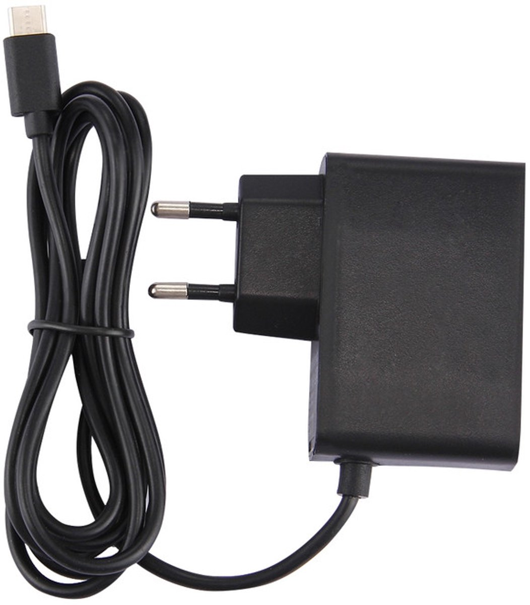 Oplader geschikt voor Nintendo Switch - 5V/2,6A - 13W - USB-C - 1,5 meter - geschikt voor Switch, Switch Lite, Pro Controller en PS5 Controller - zwart – foto 3