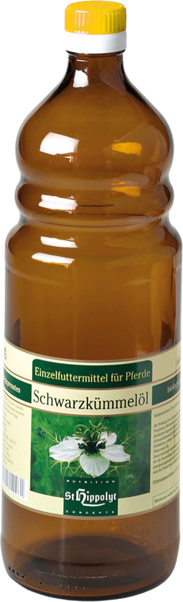 St. Hippolyt zwarte komijnolie - 750 ml.