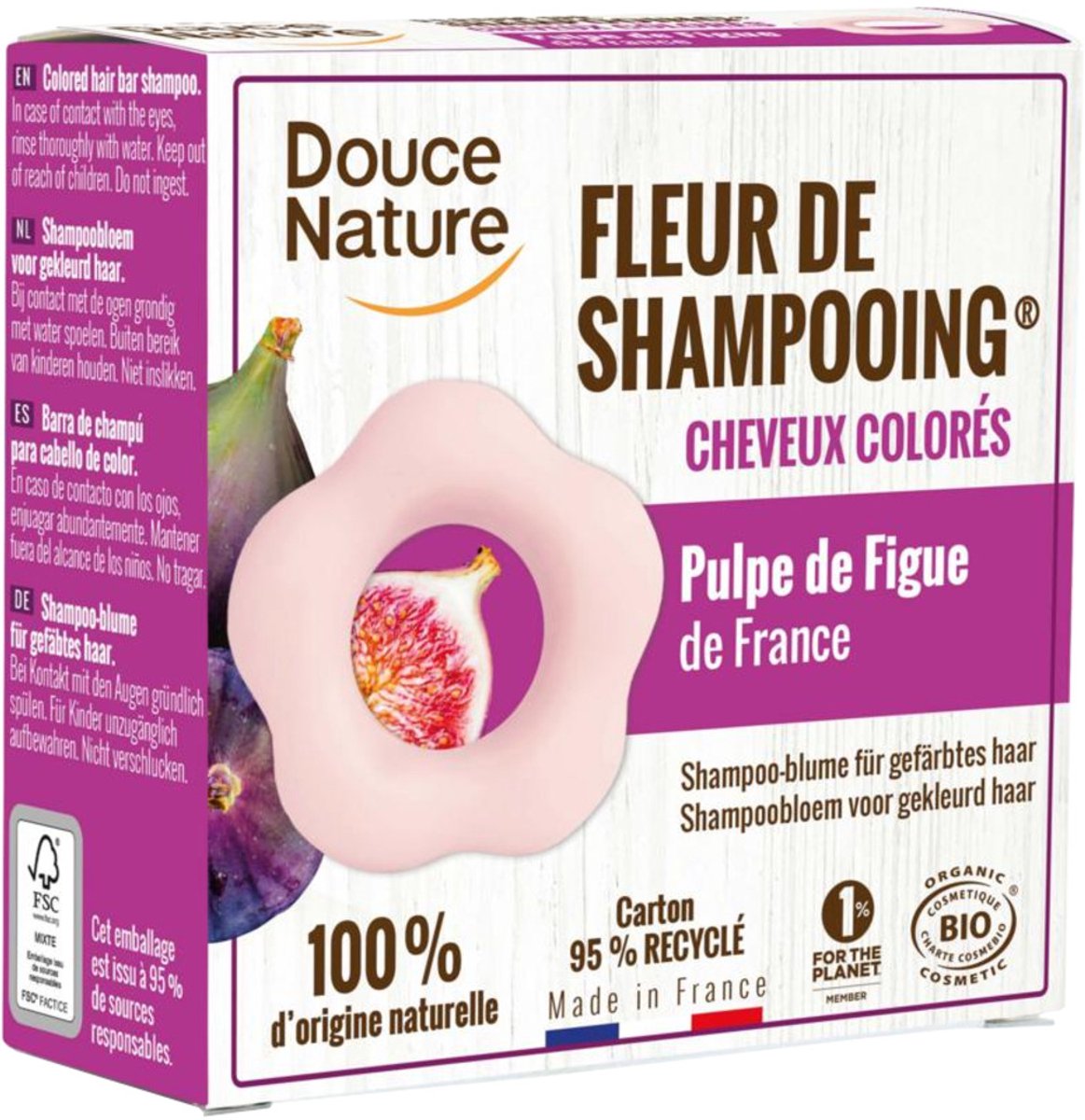 Douce Nature Shampoo bar gekleurd haar 85 Gram