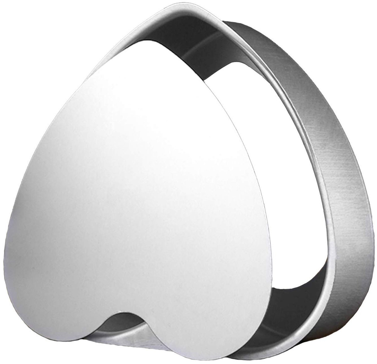 Allecto - Cakevorm - Hartvormige bakvorm - Verwijderbare bodem - Aluminium - Bakgereedschap - Geschikt voor oven - 8 inch