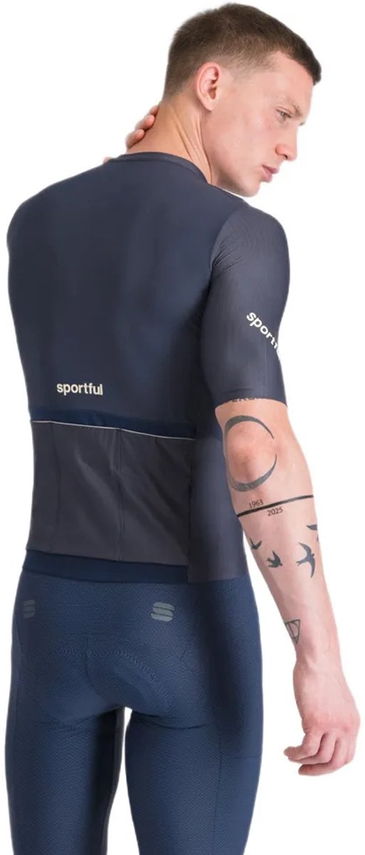 Sportful Hyperepic Korte Mouw Wielertrui Blauw XS Man van Sportful — afbeelding 2