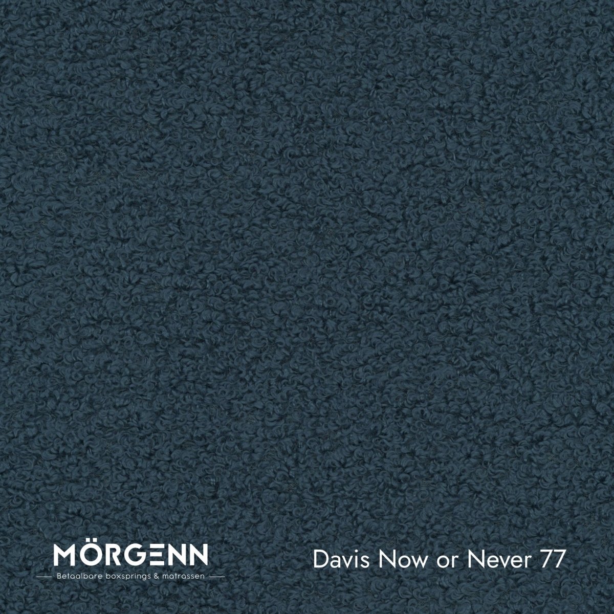 Mörgenn Davis Now or Never Stofstaal - Bouclé Stof voor Boxspring en Bed - 77