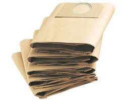 Stofzakken - Geschikt voor KARCHER - WD3 Premium - 5 zakken - 1 HEPA-filter - stofdicht