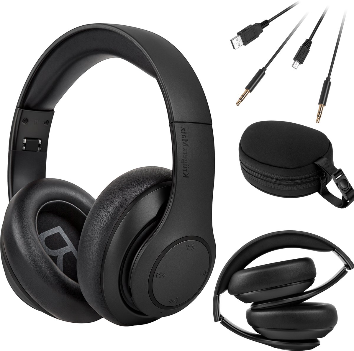 Krüger&Matz Street 3 - Draadloze Bluetooth Koptelefoon - BT 5.0 - Zwart