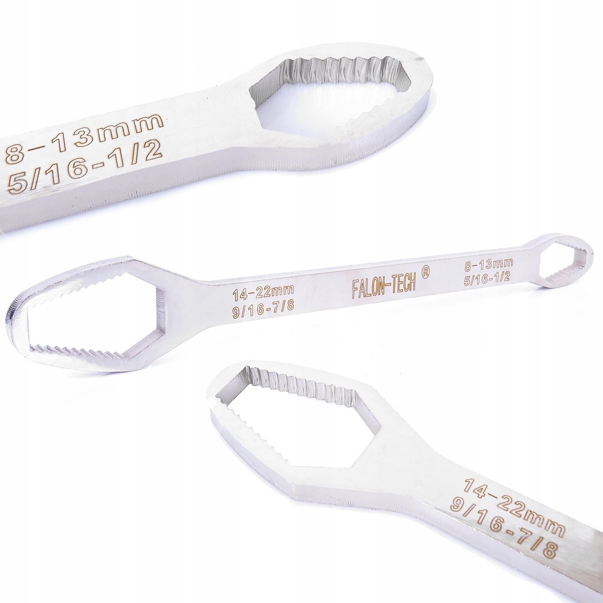 Universele ringsleutel 8-22 mm plat 35-in-1