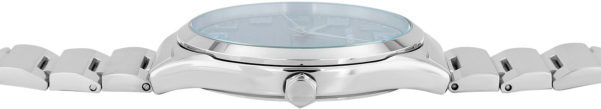 JUST WATCH Herenhorloge van roestvrij staal JW20189 Met roestvrijstalen schakelband, datumweergave, D 40 mm, 5