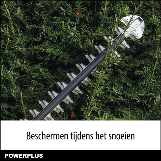 Powerplus Elektrische Heggenschaar POWXG20091 - Elektrische haagschaar van 750 W, mes van 700 mm en snijafstand van 30 mm, tuingereedschap voor het knippen van struiken, heggen en planten van Powerplus — afbeelding 3
