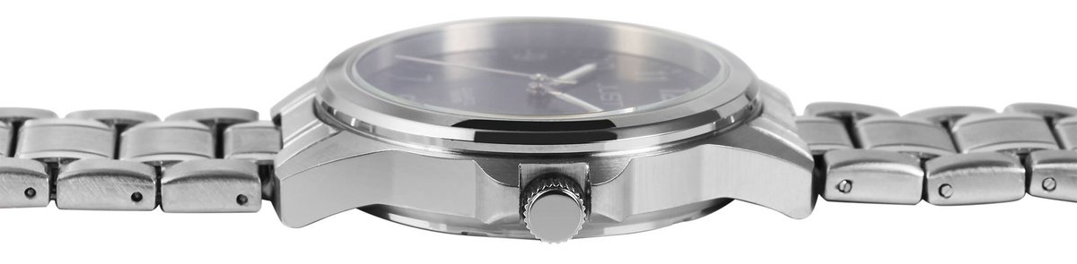 JUST Herenhorloge van roestvrij staal Baroon herenhorloge van roestvrij staal, 3 wijzers, datumweergave