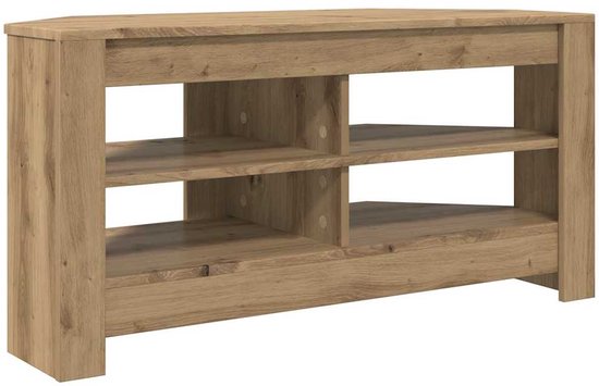 vidaXL - HoekTVKabinet - Artisan - Chêne - 102 x 40,5 x 45 cm - Bois travaillé