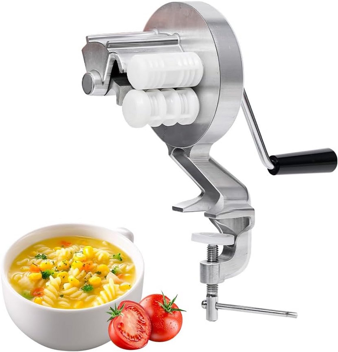 Handmatige Pastamachine voor Verse Cavatelli & Macaroni - Draagbaar Keukenapparaat