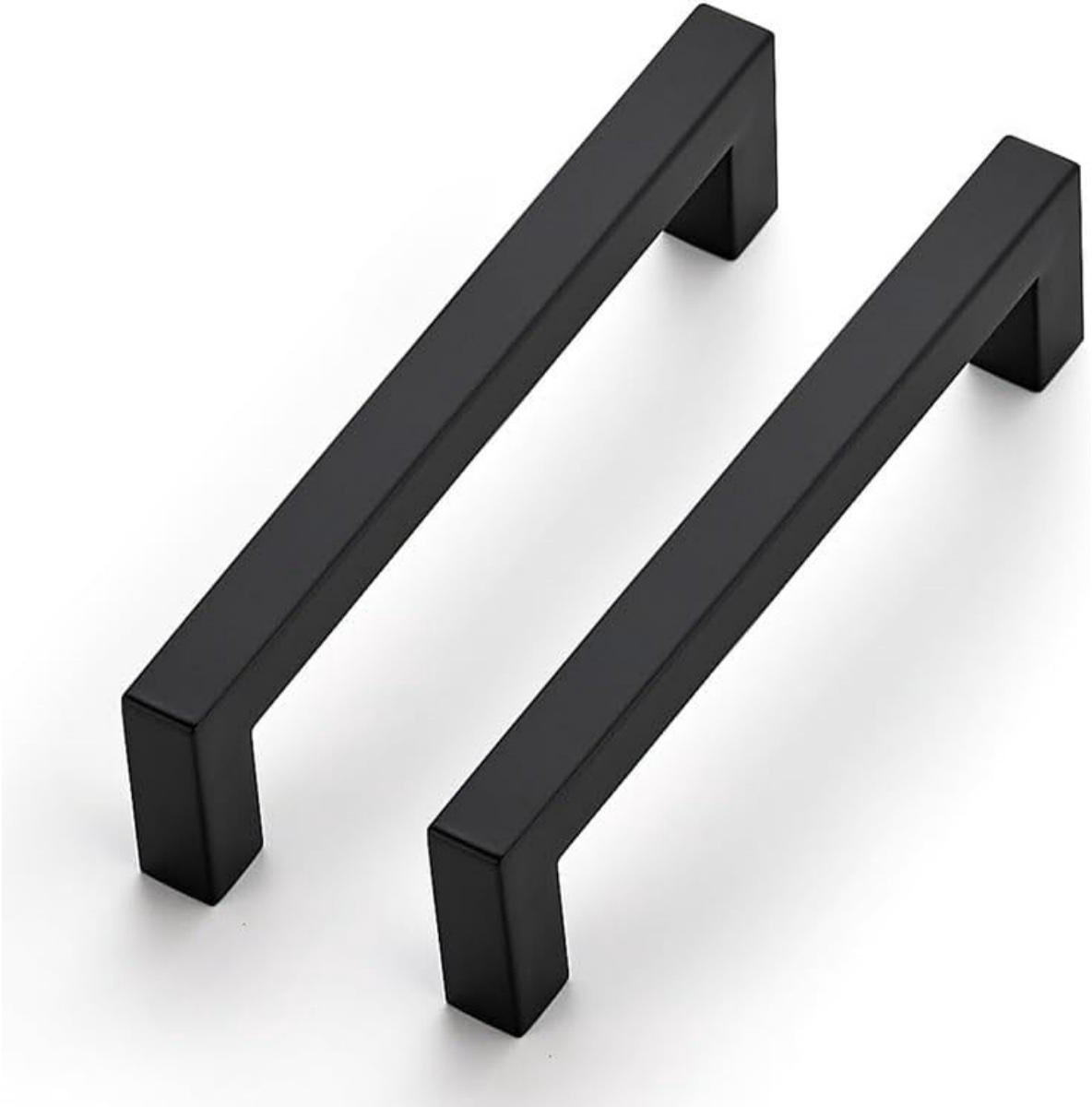 GELLDG 10 stuks - Meubelgreep - Kastgreep - Keukengreep - Vierkant - Metaal - 12*12*128mm - Stevig en Duurzaam - Eenvoudige Installatie - Geschikt voor Keukenkasten en Deuren - Inclusief Schroeven