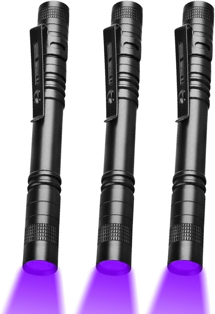 UV Zaklamp Mini LED 395nm - Waterdicht & Draagbaar - Detecteert Urine, Vlekken en Bedwantsen