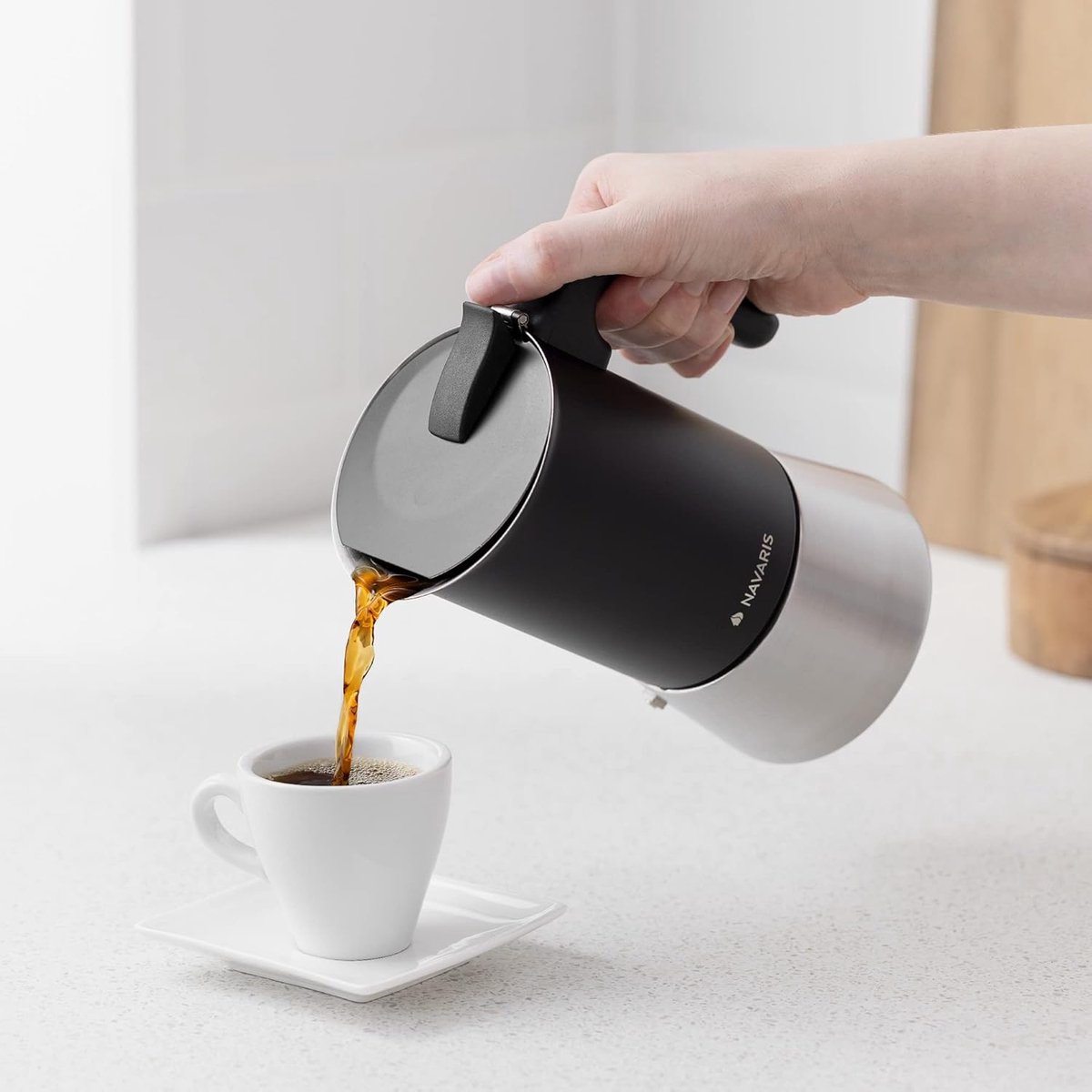 Moka Express voor 6 Kopjes - Koffiezetter voor Alle Warmtebronnen