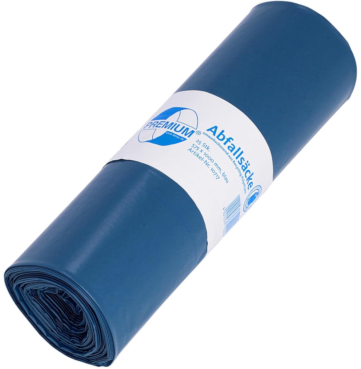 Blauwe vuilniszakken - 70 my dikte - 70 liter - voordelig geprijsd