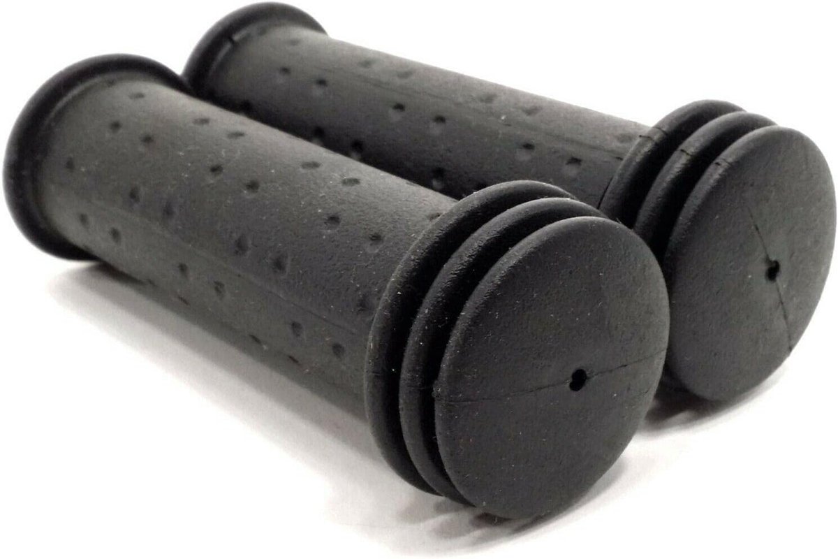 Comfortabele Zwarte Kinder Fietsstuurhandvatten 105 mm