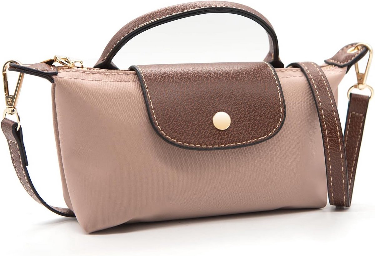 Mini Crossbody Tas Dames - Kleine Nylon Schoudertas - Lichtgewicht Telefoon Handtas