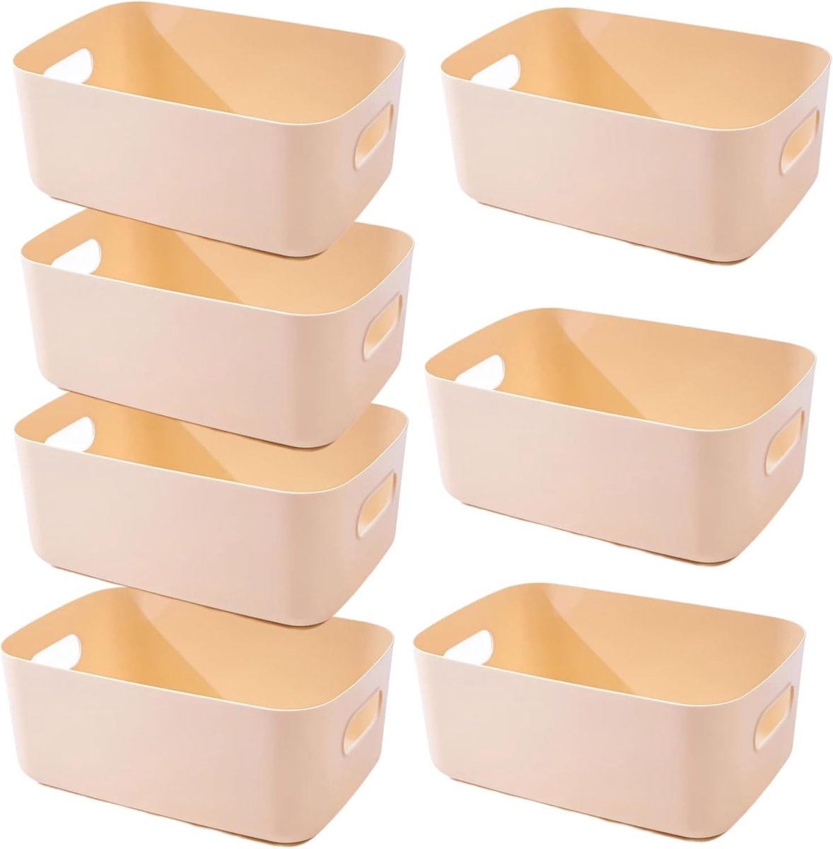 Set van 7 Opbergdozen met Handvatten voor Keuken en Badkamer