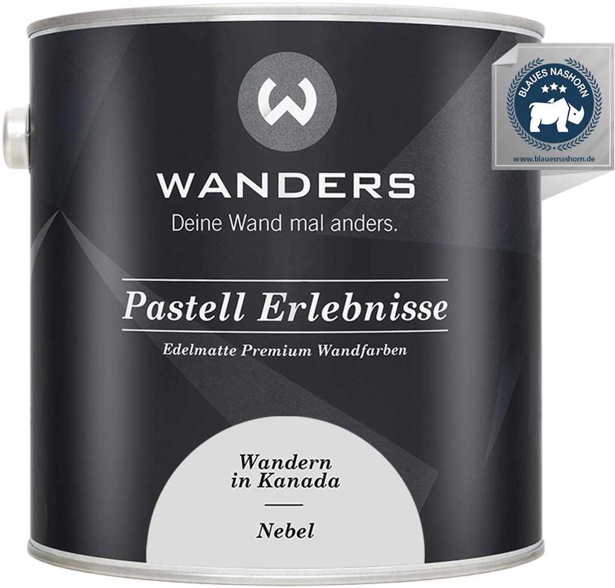 Wanders Muurverf - Edelmatte Krijtverf voor Hout en Meubels - Zeer Lichtgrijs Mist - 2,5L