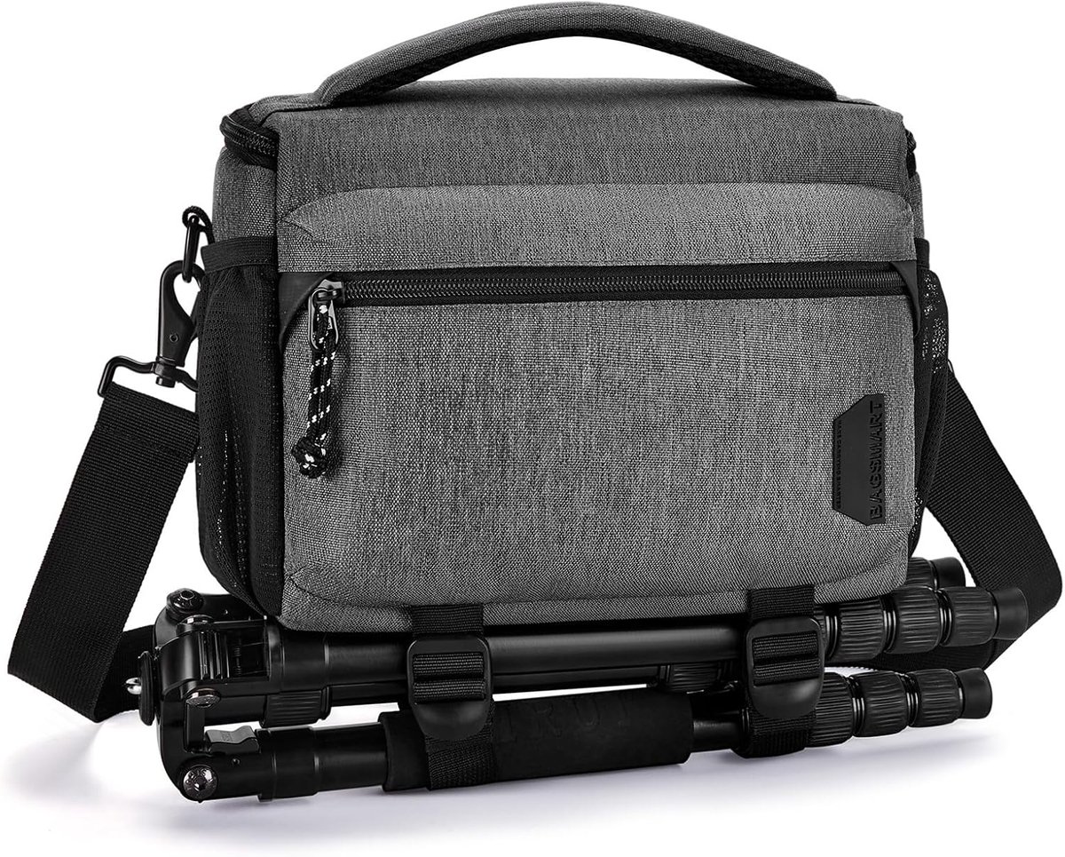 Waterdichte Camera Schoudertas voor DSLR/SLR met Verstelbare Vakken en Regenhoes