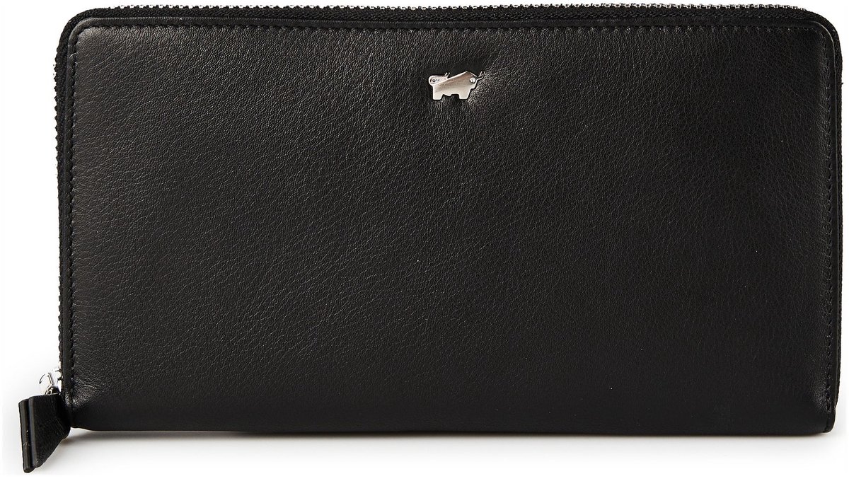 Braun Büffel Joy Portemonnee RFID-bescherming Leer 19 cm - Dames - Horizontaal - black