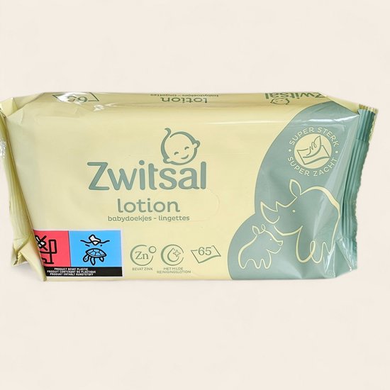 Kraammand Baby Badpakket - Jollein Badcape Groen, Happy Horse Draak, Zwitsal Verzorging & Pampers Maat 2 — afbeelding 3