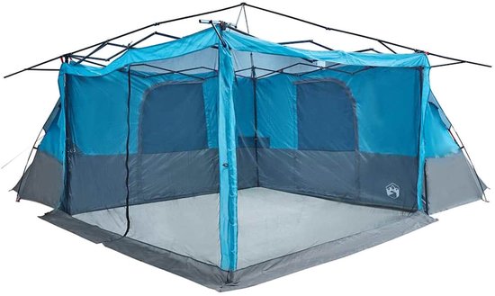 vidaXL - Familie - Binnen - Tent - Blauw - 520 - x - 520 - x - 190 - cm van Merkloos — afbeelding 3