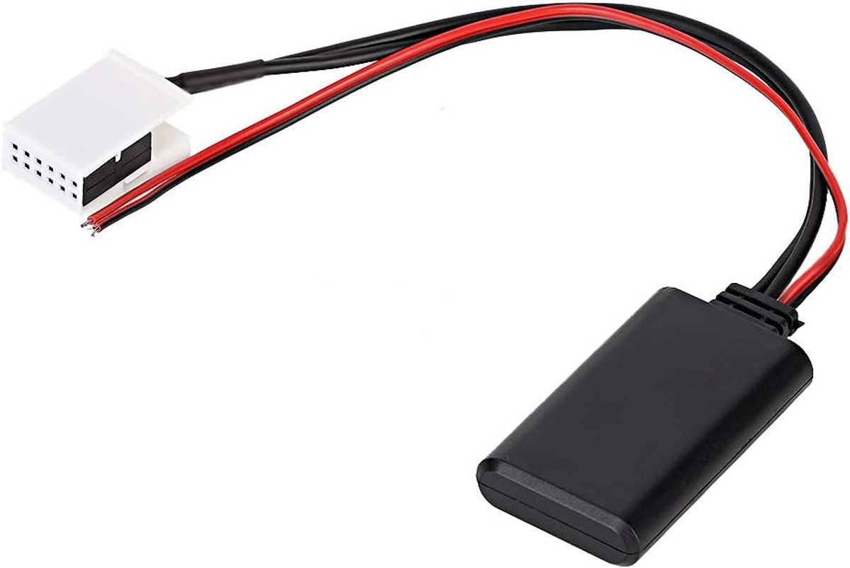 Auto Bluetooth Adapter - Muziek Ontvanger - Draadloze Audio - 12-Pin Aansluiting - 10x10x10 cm