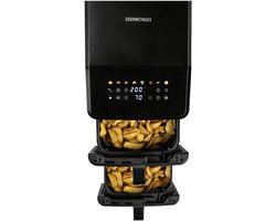 GourmetMaxx 19129 Airfryer 10 l Anti-aanbaklaag, BPA-vrij, CoolTouch-behuizing, Digitale timer, Grillfunctie, Hetelucht