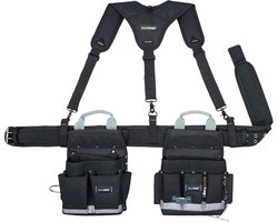 Gereedschapsriem met Bretels - Robuuste Tool Pouch voor Elektriciens, Dakdekkers en Aannemers