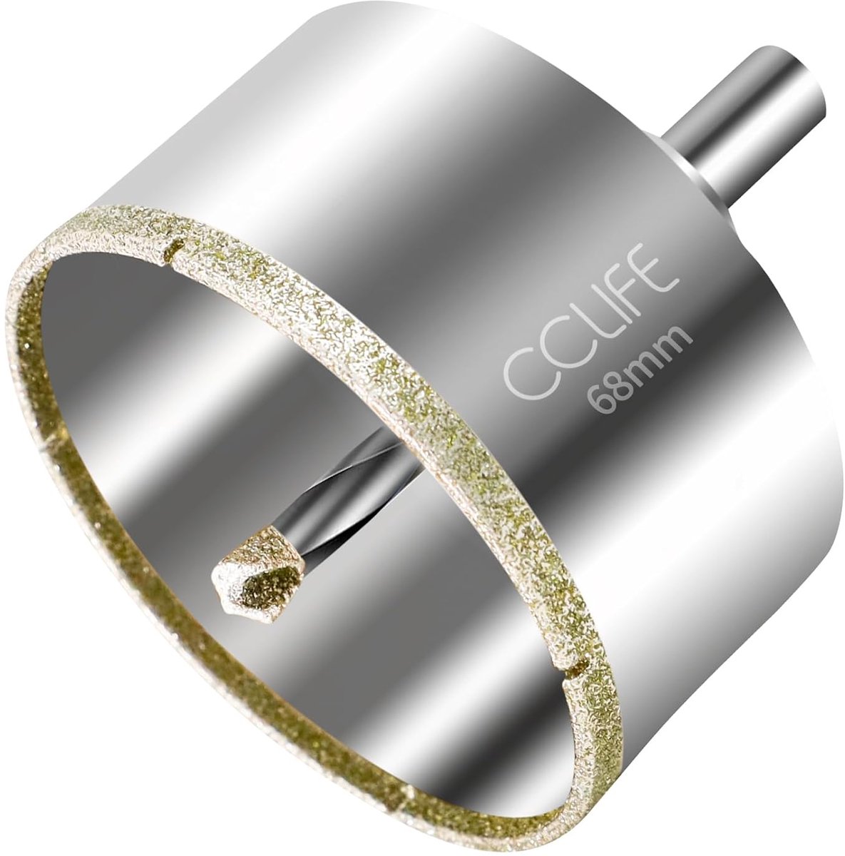 Diamant Boor Set 68mm Schroefboor met Centerboor voor Tegels, Graniet en Glas