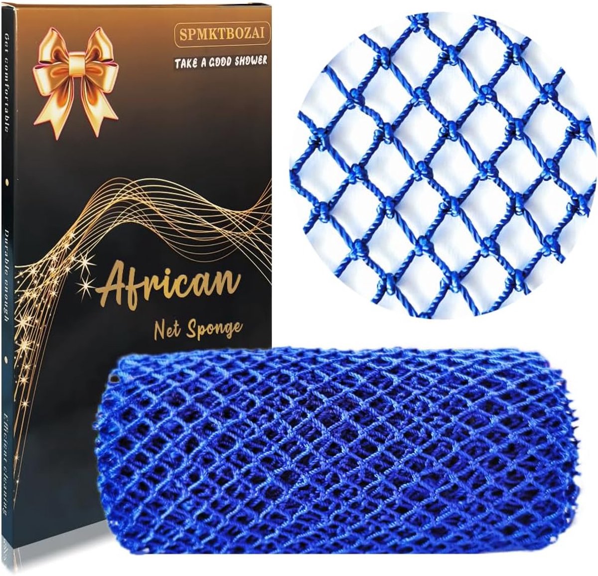African Net Sponge - Exfoliating Bad- en Douche Accessoire voor Dagelijkse Huidverzorging